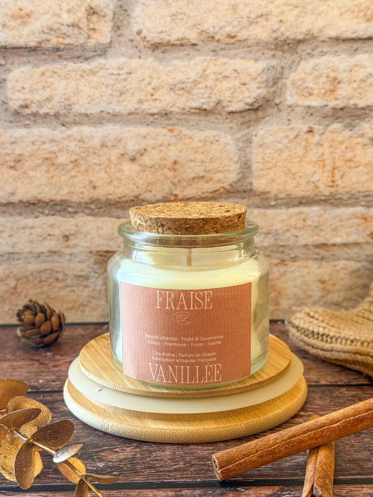 Bougie - Fraise vanillée