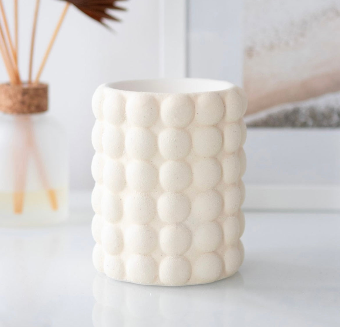 Brûle-parfum "Bubble" en céramique